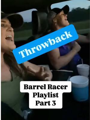 Do y’all have a song that must be played?  #barrelracer #barrelracing #barrelracerplaylist #rodeoroad #rodeo #playlist #horsegirls #allthegoodones #throwback #repost 