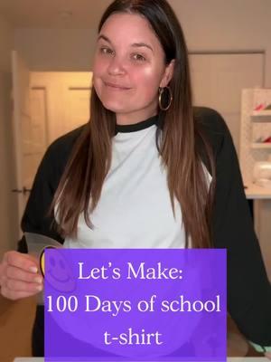 100 days of school is almost here! Do you have your t-shirt ready? ✏️ #teacher #teachertiktok #100daysofschool #cricut