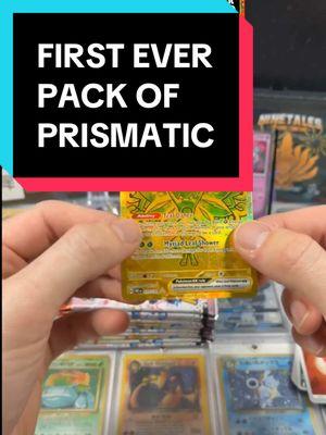 First ever pack of prismatic was an absolute banger!  #psa #creatorsearchinsights #TikTokLIVE #ripnship #LIVEhighlights #pokemonripnship #pokémontiktok #Pokémon #LIVEIncentiveProgram #LIVE #PokémonShop #ripnshippokemon #TikTokShop #pokemon #LIVEHighlights #PaidPartnership #massfollowing  