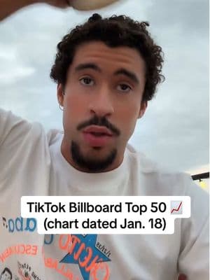 @Bad Bunny’s “DTMF” at No. 1 on the @TikTok Billboard Top 50 chart. 📈 #BillboardNews #badbunny #dtmf #tiktok #chart #billboard #flawedmangoes