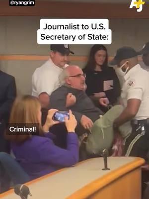 This journalist was dragged out of a U.S. State Department press briefing for asking questions about Israel. #Israel #Palestine #StateDepartment #AntonyBlinken #Blinken #Biden #MattMiller #SamHusseini