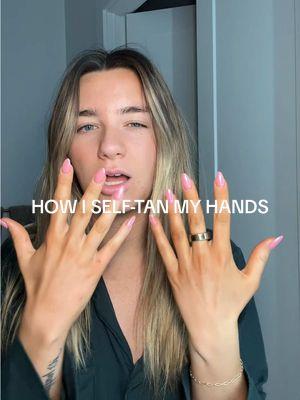 how I self-tan my hands💅🏼sorry I’m in my luteal phase rn and I realized watching this back I sound like I’m in a FOUL mood🤣 anyways code SOPH10 ILY #selftan #selftanner #selftanning #selftannercontour #selftanroutine #selftanningroutine #selftanningmousse #selftanningtips #selftanhands  