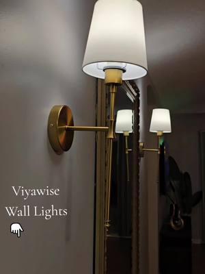 Viyawise Wall Lights💡 #walllight #wirelesslight #homedecor 