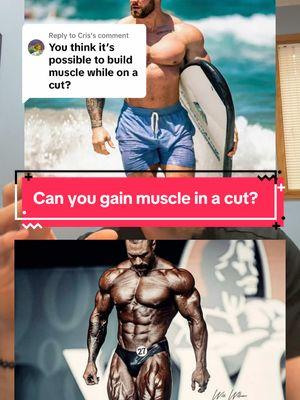 Replying to @Cris yes you can but depends on a number of factors. #GymTok #gym #personaltrainer #exercise #muscle #gains #hypertrophy #cut #nutrition #cleanbulk #dirtybulk #maingaining #training #strength #bulk #chrisbumsteadmotivation #fyp 