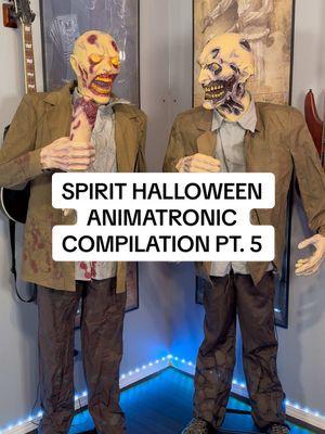 Spirit Halloween Animatronic Compilation  #fypシ゚viral #foryou #viral #scary #spirithalloween #retro #halloween #spooky #animatronic #nostalgia #horror #decoration #fnaf #creepy #spookyseason #new #possessed #scared 