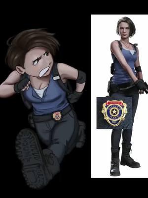 Hello #fypシ #yuckywaterkun #theresabombstrappedtomychest #art #digitalart #residentevil #re3remake #jillvalentine #nemesis #residentevil3remake 