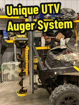 🫎 Who likes Moose’s UTV Auger System⁉️ Moose made an 🧊ice auger unit that is on his UTV becuase of a medical issue with his back‼️🎣 #icefishing #invention #utv #DIY #cootslures #coleman #hardwater #heavymachinery #icefish #cootsclothing #Outdoors #welding #metal #auger #jiffy