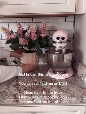 Let’s decorate my kitchen one last time on TikTok. It’s been so fun to grow this community with all of you! I’m going to miss TikTok so much. You can still find me on @LTK ! Be sure to download the free shopping app in the Apple Store !! You can also find me on IG! Xoxo #tiktokgoodbye #kitchendesignideas #kitchendecorideas #valentinesideas #ltkit 