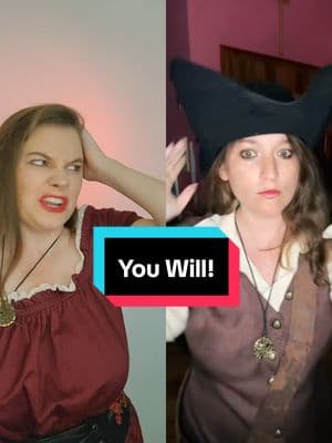 #duet with @Katie W🥀🎭🎬 #POV I didn't do anything! #pirate #captainrosella #piratesoftiktok 