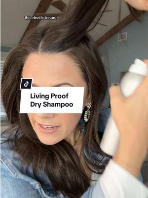 I love this dry shampoo and have been using it for years!! This is such a great deal!  #livingproof #dryshampoo #livingproofdryshampoo #livingproofbundle #dryshampootutorial 