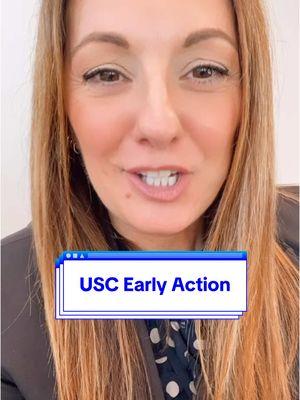 USC is releasing Early Action Decisions tomorrow, January 17th! Applicants will either be admitted or deferred. Good luck! #usc #CollegeAdmissions #collegecounselor #earlyaction #universityofsoutherncalifornia 