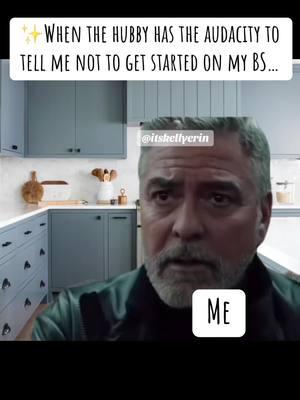 To late… already started.🤪 #marriagehumor #comedy #wivesoftiktok #wivesbelike #wifehumor #couplescomedy #marriedlife #MomsofTikTok #georgeclooney #bradpitt #itskellyerin 