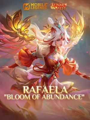 The new Lunar Fest skin - Rafaela "Bloom of Abundance" is coming soon! Get a sneak peek at the in-game visual effects! #MobileLegendsBangBang #mlbbnewskin