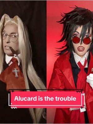 #duet with @Diana Lucifera #sirintegrafairbrookwingateshellsing There is most certainly trouble afoot 😬 I am the trouble. #fyp #Hellsing #HellsingUltimate #Alucard #AlucardHellsing 