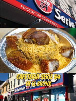 📍 CAFETERíA SERIE 54 DIRECCIÓN:  2867 Webster Ave, Bronx, NY 10458 El precio de la libra de chicharrón actualmente es $14.99 y el mofongo que nos comimos cuesta $25 y fácilmente comen 2 o 3 personas con una orden.  @Andariego  #RepúblicaDominicana #comidadominicana #chicharron #nuevayork #andariego 