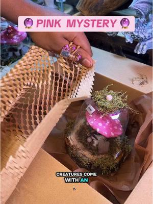 Pack This $65 Mystery Box📦💕🔮🛍️! ! #pink #pinkmushrooms #mushrooms #clayart #auroranaccessories #SmallBusiness #art #viralvideo #viraltiktok #fypシ゚viral #mushroomart 