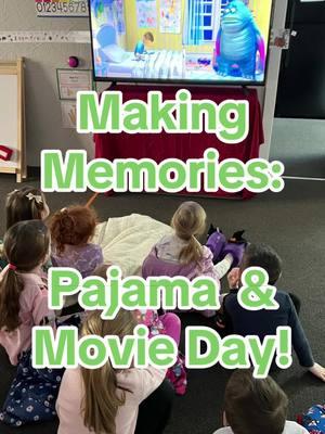 Super simple...winter FUN! The kids loved this! They thought it was hysterical to see their teachers in pj's too! We never watch TV at school so this was a treat as well! #preschoolactivities #makinglearningfun #EarlyChildhoodEducation #preschool #prek #preschool101withamy #notjustplay❤️💙💚 #teachersoftiktok #coolteachers #playbasedlearning #funteachers #makimgmemories #movieday 