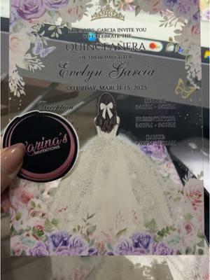 Acrylic Invitations Process  #karinasinvitations #invitation #acrylicinvitations #houstontx #houstontexas #fyppppppppppppppppppppppp #misquince #misquinceaños👑 #luxuryinvitations #invitacionesacrilico #invitacionesde15 #DIY #invitacionesacrilicas #invitacionesxvaños 