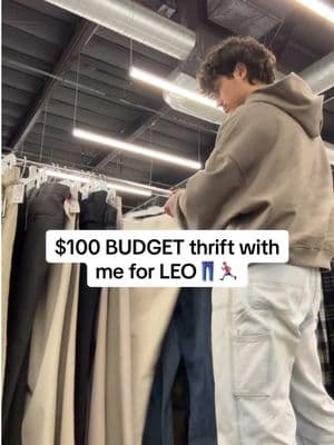 & the HUNT begins👖🏃🏽‍♂️ #fyp #comethriftwithme #goodwillhunting #100dollarchallenge #thriftingvideo #tryonhaul 