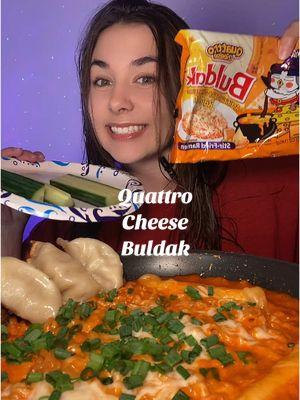 Quattro cheese buldak Mukbang!!!🍜🥟🧀  I’m gonna miss eating ramen with you guys🥹🥹🫶 ramen is linked In the orange shopping cart below!!!🥰 @Buldak #buldak #buldakramen #buldakcarbonara #mukbang #mukbangvideo #mukbangeatingshow #eating #eatwithme #eatingsounds #eatingvideo #eatingasmr #asmr #asmrsounds #asmrvideo #asmrtiktoks #asmrfoodie #dessert #cheese #quattrocheese #creatorsearchinsights #trendingmukbangfood #fyp 