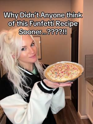 So good! Great birthday recipe idea! #funfetti #desserts #cake #foryoupage #cheesecakerecipe #MomsofTikTok #tastey 