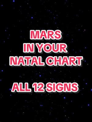 Here’s what Mars in your natal chart says about you. All 12 signs! #astrologersoftiktok #astrology #zodiac #horoscope #astrologia #mars #natalchart #aries #scorpio #astrotok #spiritual #fyp #foryou #occult #esoteric #cosmos #astrologysigns 