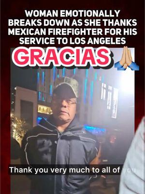 #greenscreenvideo #mujermexicana rompe en llanto al agradecer a #bomberomexicano por su #ayuda y #sacrificio #gracias #mexico #eresgrande #losangelesfire #comomexiconohaydos 