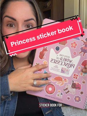 This world of princesses sticker book is the cutest. Best way to keep your kid occupied so you can get a break. #stickerbook #stickerbooks #activitiesforkids #activitiesfortoddlers #giftsforgirls #stickers #princessbook 