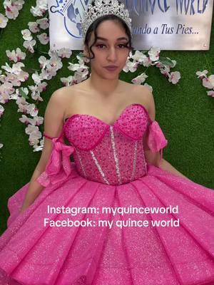 With the TikTok ban.. we’ll be posting the drafts 😂 Instagram: myquinceworld  Facebook: my quince world   #quince #dressshopping #hotpink  ##fuchsia #coquette #dressboutique #barbie #spring  #bows #springcollection #fushsiadress #sweetsixteen #fresa #misquince #sweet16 #myquinceworld  