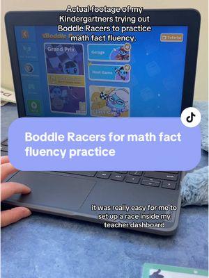 My kindergartners are obsessed with @Boddle Learning #teachertok #edtech #kindergartenteacher #teacherideas #classroomideas #mathfacts 