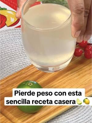 Pierde peso con esta sencilla receta casera🍋‍🟩🍋 #recetas #recetasparati #salud #remedioscaseros #remediosnaturales #recetasfaciles #perderepeso 