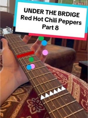 Under The Bridge - Red Hot Chili Peppers (Part 8) #underthebridge #redhotchilipeppers #guitar #guitartok #guitar 