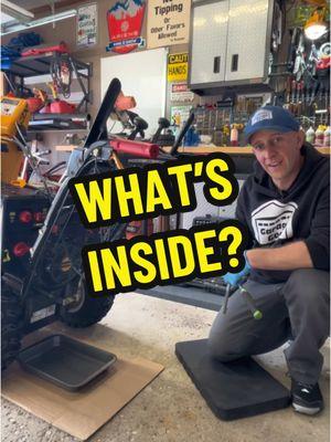 Did the previous owner change the oil on this Cub Cadet 3X?#snowblower #snowblowing #winter #snow #blizzard #machine #smallengine #motor #engine #shoveling #shovel #snowstorm #winterstorm #homeowner #homeownership #fyp #fypage #cubcadet 