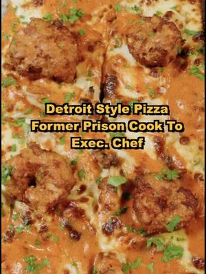 Learning how to make Detroit-style pizza from former prison cook turned executive chef🍕  #philly #pizza #prison 