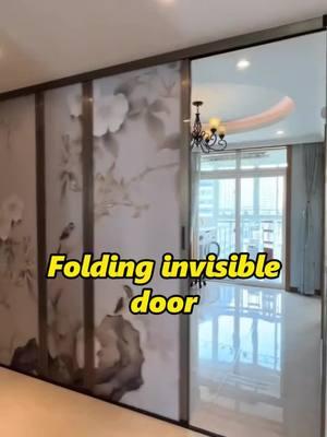 Invisible partition doors that can be installed in 10 minutes without drilling. #slidingdoors #invisibledoors #partitiondoor #foldingdoor #frenchdoors #door #doors #aluminum #factory #tottme #tottmetal