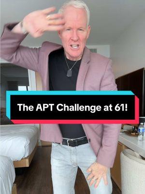 This is a 61 year old’s adaptation of the APT Challenge.  It was fun! Be find - I did my best. #aptchallenge☄️ #aptcertified #APT #dancingmichael