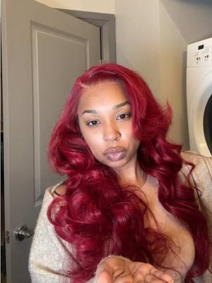 @Tunfine Human Hair Wigs ❤️❤️❤️❤️ #99jwig #curtainbangs #curtainbangwigs #prebleachedwig #prepluckedwig #precurledwig #redwig #wiginstall #gluelesswiginstall #fypシ 