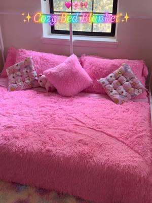 Fluffy  Plush Duvet Cover Set Vean que belleza.👑😍Cozy bed blanket 🤌🩷🌸🎀 colores y medidas para cualquier cama. A mis niñas les encantó su nueva cobija.🥹 #fyp #TikTokShop#parati#cozyblanket #blaket #cobija#cobijas#cobija#manta#girlroom #princesa#parati#fupシ #fyp#TikTokShop#duvet#duvetbedding 