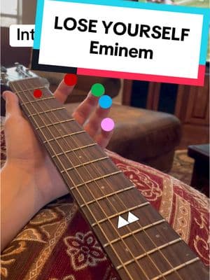 Lose Yourself - Eminem #guitar #guitartok #eminem #loseyourself #guitartutorial #guitarlesson 