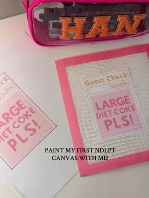 This was a lot harder than I thought it’d be 🫠 #SmallBusiness #ndlpt #needlepoint #needlepointtiktok #ndlptproject #canvaspainting #canvas #painting #paint #paintwithme #dietcoke #preppyaesthetic #preppy #needlepointcanvas #paintingneedlepointcanvas #ndlptdiy #DIY #diyproject #art #artistsoftiktok #artist #fyp #trending #needlework #pink #acrylicpainting #acrylics #canva #smallbusinessowner #attempt #guestcheck #dietcokeforlife #decor #roomdecor #college 