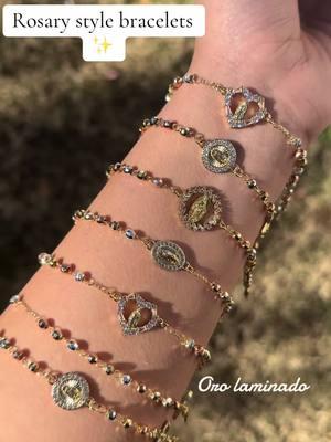 Ya disponible/limited quantity #gold #oro #orolaminado #goldplatedjewelry #nuggetheart #bracelet #pulseras #jewelry #mexican #latina #mexicantiktok #virgendeguadalupe 