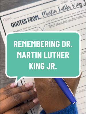 MLK JR. Day is Monday. Let’s honor him by teaching about him, his life and accomplishments to your students this year. #mlk #mlkjr #MLKDay #martinlutherking #martinlutherkingjrday #martinlutherkingjrresources #educationalresources #elementaryschool #blackhistorymonth #foryoupage 