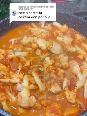 Respuesta a @Anyi Cruz Almazan receta con coliflor comida saludable y nutritiva! #comidamexicana #mexicanfood #mexicanrecipes #foryoupage #foryou #parati #viral #tiktokusa🇺🇸 #cauliflowerrecipe 