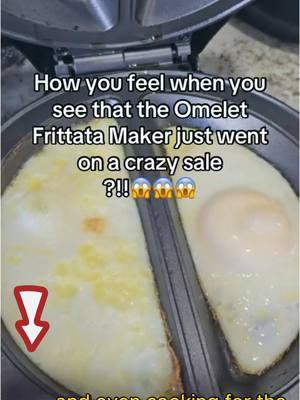 Perfect omelets in seconds! 🍳 This non-stick omelet maker is quick, easy, and mess-free. One-touch operation for busy mornings!#OmeletMaker #NonStickCookware #QuickBreakfast #EasyCooking #MorningEssentials#OmeletMaker #NonStickCookware #EasyBreakfast #BreakfastIdeas #QuickMeals #TikTokKitchen #CookingMadeEasy #MorningEssentials #FrittataPerfection #BreakfastHack #SimpleCooking #tiktokcooking 