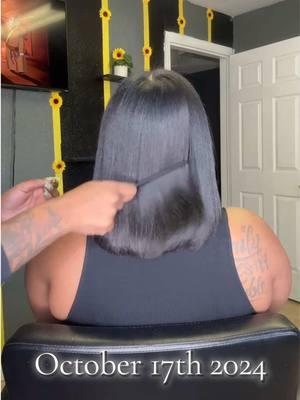 Client’s Hair Growth Journey ☺️ #silkpress #hairgrowth #naturalhair #fyp #orlando #foryou #healthyhair #foryoupage #salon #sbmeasures #taylorgray #stylesbeyondmeasuresllc #hairgrowthjourney #hairjourney #blackhair #blackgirlmagic 