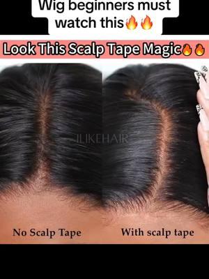 Check out this tutorial to get better at using scalp tape. 😇👏 All of our wigs come with three colors of scalp tape to give you a more natural fit! #scalptape #wigtape #wigtutorial #wighack #wigtips #wigforbeginners