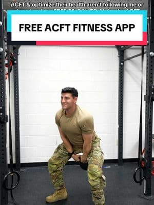 Secure your spot for a free 30 Day trial on the Army combat Fitness test app. This will be all things ACFT and custom workout programs for YOU! LAUNCH COMING SOON. Signup link in my profile ACFT FAST! @ACFT FITNESS APP  Also full YouTube video coming soon going through the whole fitness app. So go subscribe I'll be getting back on YouTube this year as well and finally releasing my training going through special forces evaluation course. #armyfitnes #aft #aftprep #acfttraining #actfitnessapp #kettlebellswings 