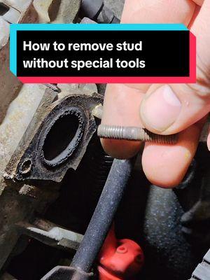 #mechanic #smallengine #smallenginemechanic #smallenginerepair #studremoval #tricks #techtips #tipsfromamechanic #DIY #tricksofthetrade #fyp #foryoupage 