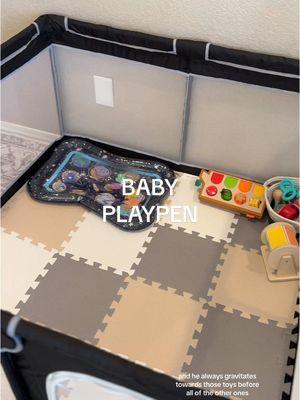 So perfect for our li guy!! Linked in my SF 🫶🏼 #playpen #babyplaypen #playarea #babyfinds #babymusthaves #babysafety #babytoys #babyplaytime #baby #babiesoftiktok #momfinds @Lovevery 