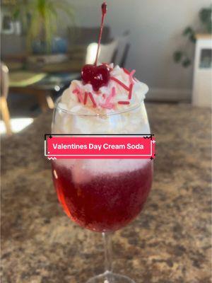 I’ve made this Valentine’s Day Cream Soda every year for my kids for the last 11 plus years!  Such a simple way to make a fancy drink! #ValentinesDay #valentinesday2025 #valentinesdaycreamsoda #valentinesdayideas #valentinesdaydrinks 